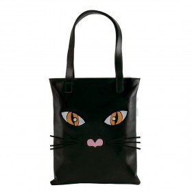 HALLOWEEN CAT TOTE BAG 